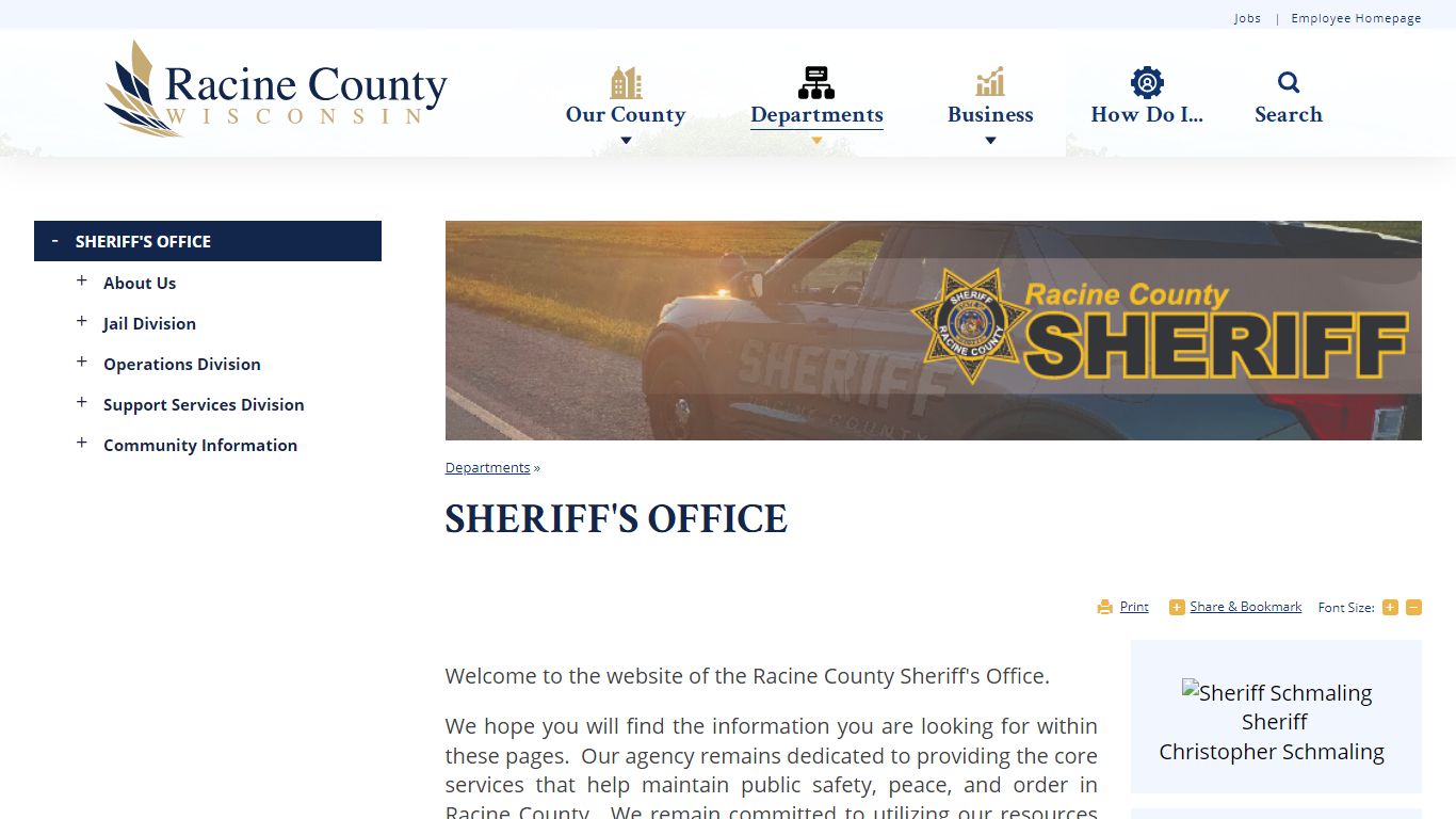 SHERIFF'S OFFICE | Racine County, WI